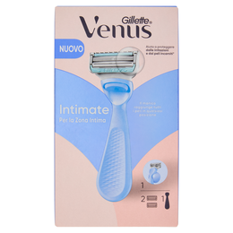 Gillette Venus Intimate per la Zona Intima Rasoio Donna, 1 Manico + 2 Lamette