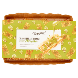 Vergani Chiacchiere Artigianali con Crema da Spalmare al Pistacchio 250 g