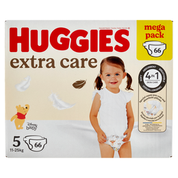 Huggies extra care Pannolini 5 11-25 Kg 66 pz