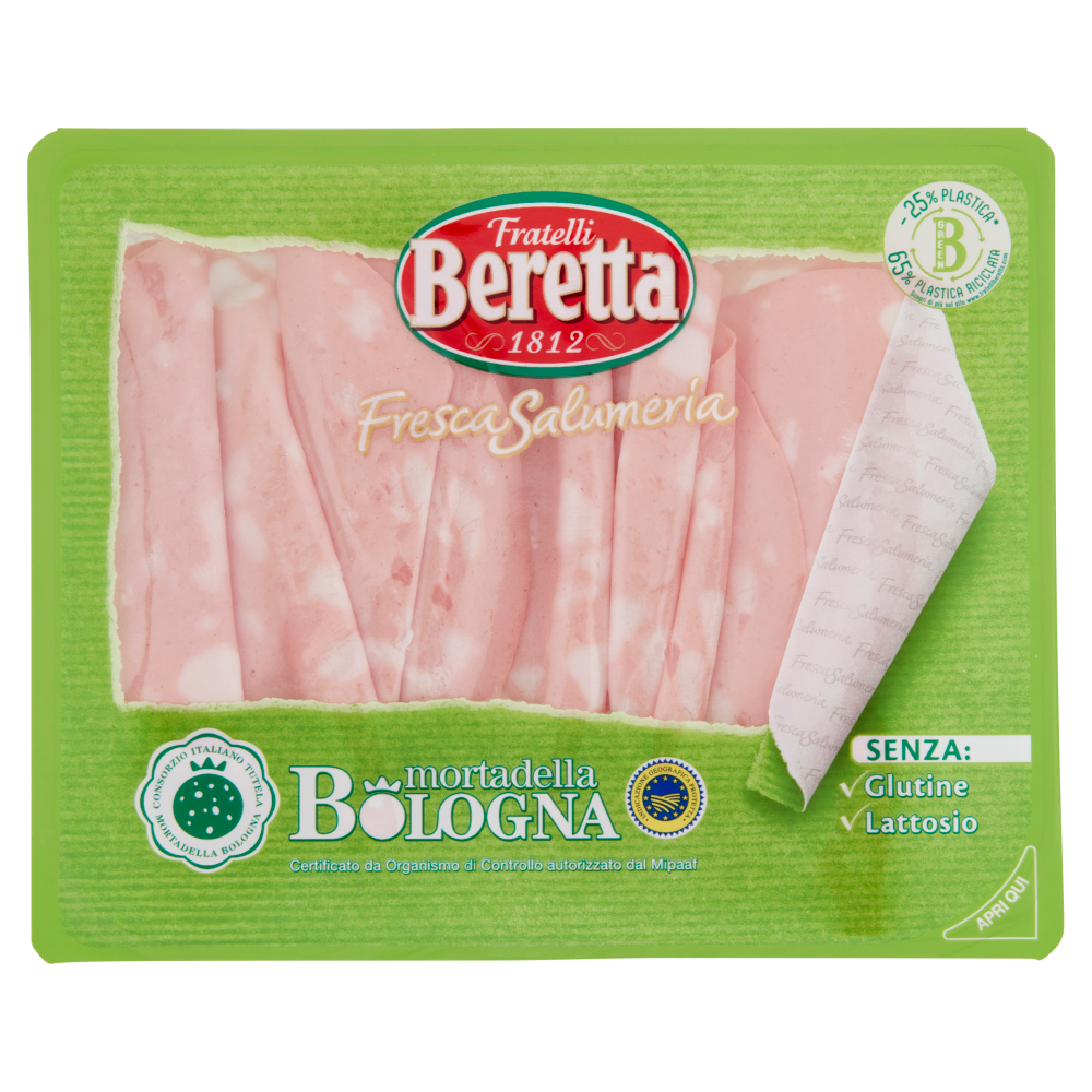 Fratelli Beretta Fresca Salumeria mortadella Bologna IGP 110 g