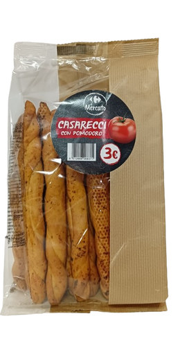 Carrefour il Mercato Grissini Caserecci con Pomodoro 165 g