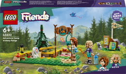 LEGO Friends 42622 Tiro con l'Arco al Campo Avventure, Giochi Sportivi per Bambini 6+ con Frecce Giocattolo e 2 Mini Bamboline