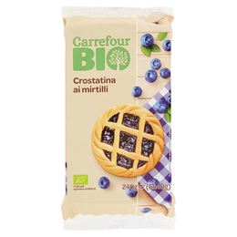 Carrefour Bio Crostatina ai mirtilli 6 x 40 g