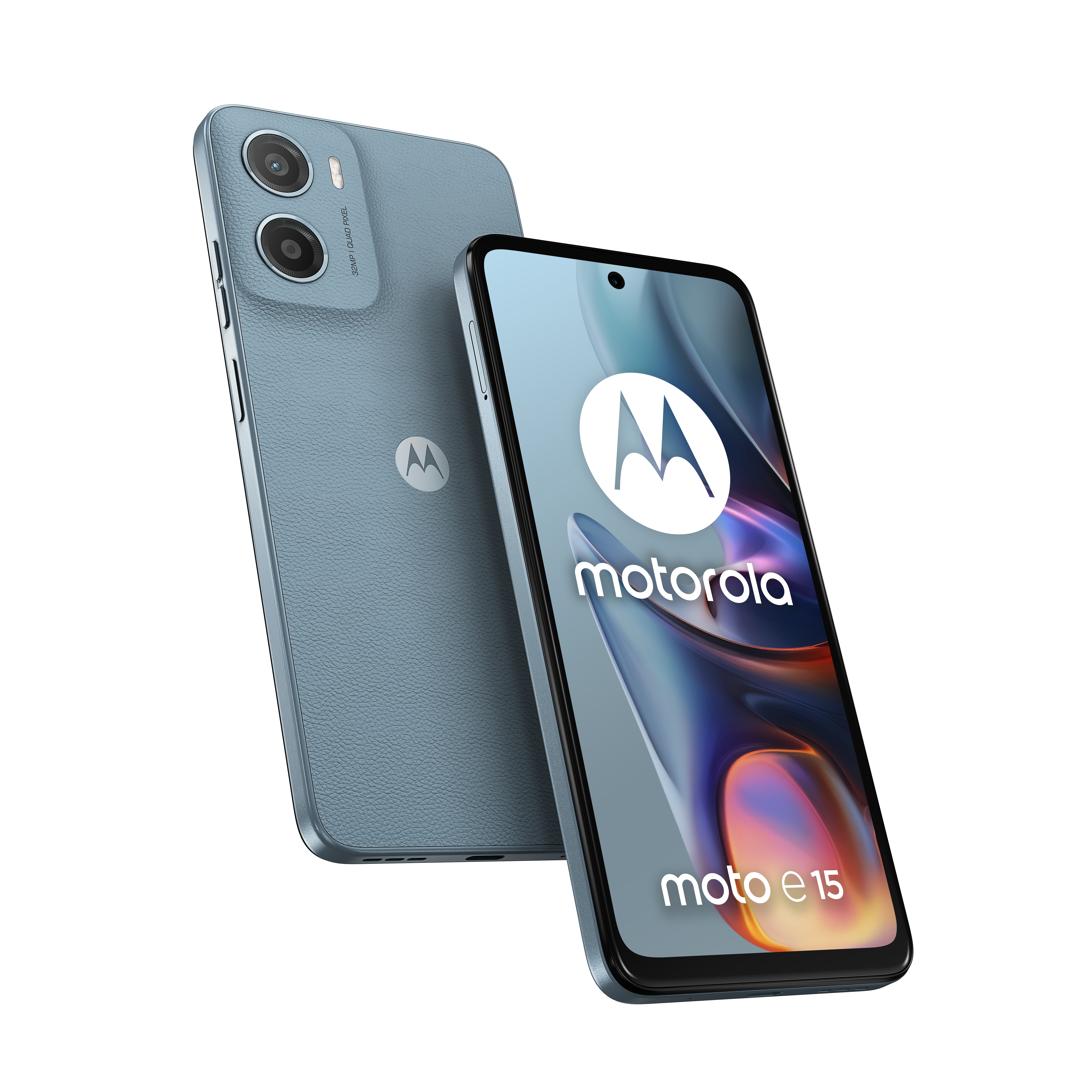 Motorola moto e15 16,9 cm (6.67") Doppia SIM Android 14 Go edition 4G USB tipo-C 2 GB 64 GB 5200 mAh Blu