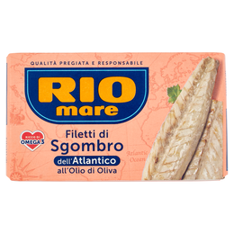 Rio mare Filetti di Sgombro dell'Atlantico all'Olio di Oliva 125 g