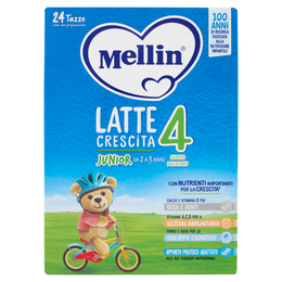 MELLIN 4 - Latte Crescita in Polvere, Fonte di Ferro e Iodio, dal 24° al 36° mese, 770g