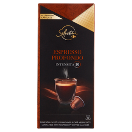 Carrefour Selection Espresso Profondo Intensità 10 10 Capsule 52 g