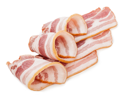 Pancetta a fette di suino