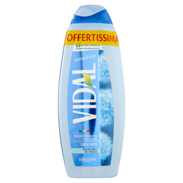 Vidal Sensitive Bagnodoccia Delicato Profumo di Talco 2 x 600 ml