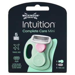 Wilkinson Sword Intuition Complete Care Mini Rasoio + Custodia da viaggio