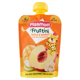 Plasmon i Fruttini Pesca e Mango con Mela e Banana 130 g