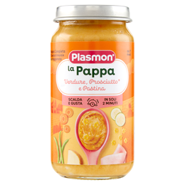 Plasmon la Pappa Verdure, Prosciutto* e Pastina 200 g