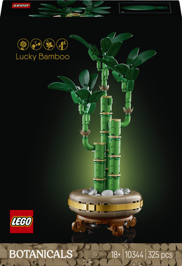 LEGO Botanicals 10344 Bambù del Buon Auspicio, Pianta Artificiale da Arredamento con Vaso Finto, Regalo Donna, Uomo e Adulti