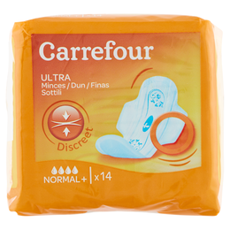 Carrefour Ultra Sottili Normal+ 14 pz