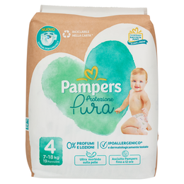 Pampers Protezione Pura 4 19 pz