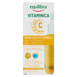 equilibra Vitaminica C Siero Viso Vitamina C Antiossidante Anti-Macchie 30 ml