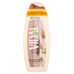 Vidal Almond & Karitè Bagnodoccia Addolcente Burro di Karitè e Olio di Mandorla 2 x 600 ml