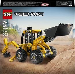 LEGO Technic Scavatrice a Cucchiaia Rovescia, Giochi per Bambini 7+, Veicolo con Escavatore Posteriore, Pala e Stabilizzatori