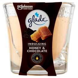 Glade® Candela profumata, fragranza Honey & Chocolate, 129g
