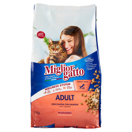 Migliorgatto Adult Croccantini con Salmone 2 Kg