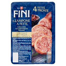 Fini lo Zampone a Fette 4 Fette Pronte 200 g