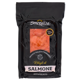 Smeralda Ritagli di Salmone Affumicato Selvaggio 0,200 kg