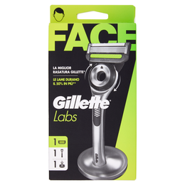 Gillette Labs Rasoio da Uomo, 1 Lametta + 1 Manico + 1 Base