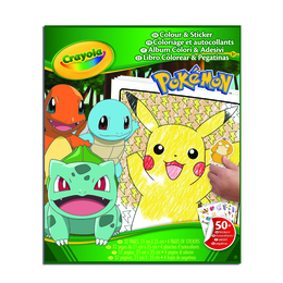 Crayola Album adesivi-coloring pokemon