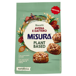 Misura Naturìcca Biscotti Avena e Dattero Plant Based 260 g