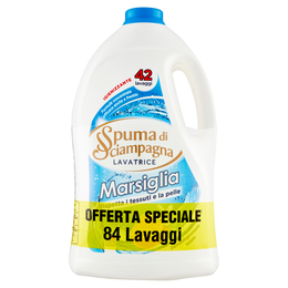 Spuma di Sciampagna Marsiglia Lavatrice Igienizzante 2 x 1890 ml
