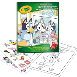 Crayola Album Color&Sticker Bluey