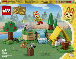 LEGO Animal Crossing 77047 Bonny in Campeggio, Giochi Creativi per Bambini 6+ con Coniglietto Giocattolo e Tenda da Costruire