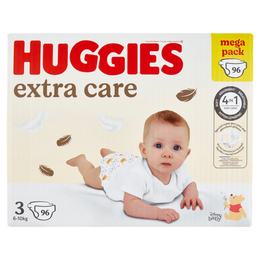 Huggies extra care3 6-10 Kg 96 pz