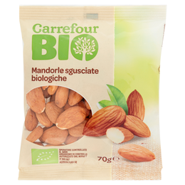 Carrefour Bio Mandorle sgusciate biologiche 70 g