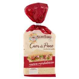 Mulino Bianco Cuor di Pane Pane Bianco Ideale per Tramezzino Nuova Morbidezza 325g