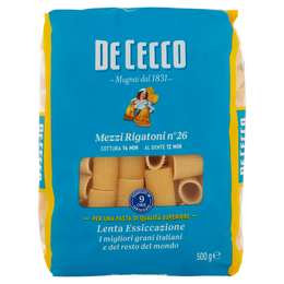 De Cecco Mezzi Rigatoni n°26 500 g