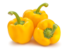 Peperoni gialli 1 kg Italia I categoria calibro 90-110 mm