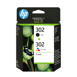 HP Confezione da 2 cartucce d'inchiostro nero/tricromia originali 302