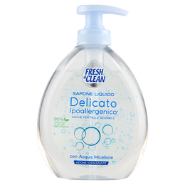 Fresh & Clean Sapone Liquido Delicato Ipoallergenico* con Acqua Micellare 300 ml