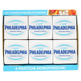 Philadelphia Light formaggio fresco spalmabile - 6x25g