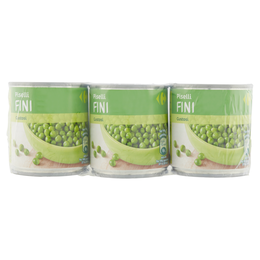 Carrefour Piselli Fini 3 x 200 g