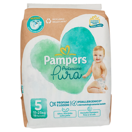 Pampers Protezione Pura 5 19 pz