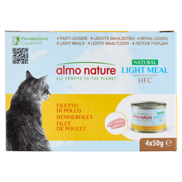 almo nature Natural Light Meal HFC Filetto di Pollo 4 x 50 g