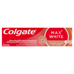 Colgate dentifricio sbiancante Max White Macchie da Caffè, Tè, Vino 75 ml