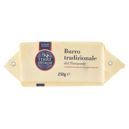 Terre d'Italia Burro tradizionale del Piemonte 250 g