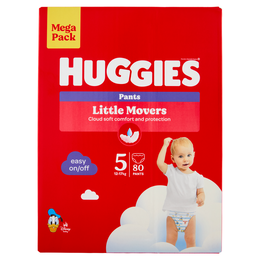 Huggies Little Movers Pants 5 12-17 Kg 80 pz