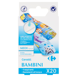 Carrefour Bambini Cerotti Medi 7x2 cm 20 pz