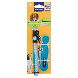 Vitakraft Accessory Set guinzaglio + collare nylon S 1 pz