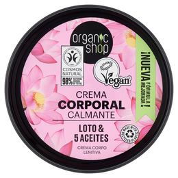organic shop Crema Corpo Lenitiva Loto & 5 Aceites 250 ml