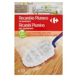 Carrefour Ricambi Piumino per spolverare 360° 10 pz